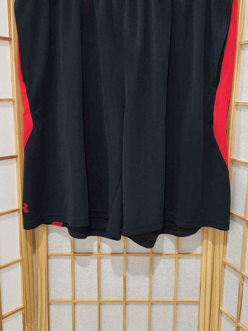 Mens Under Armour Blue Red Athletic Shorts Sz 3XL